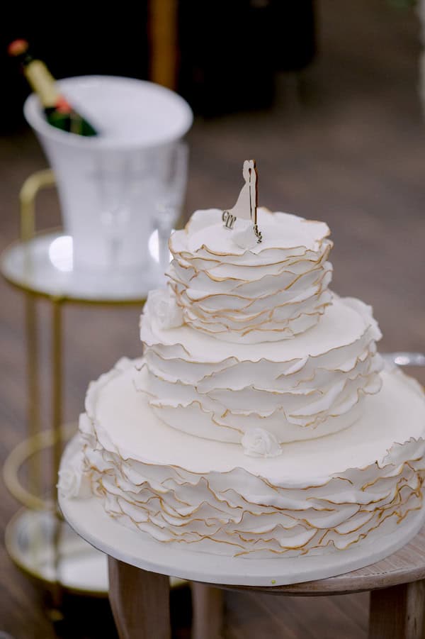 Romantic White Island Wedding