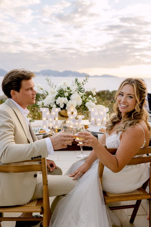 Rustic Wedding Kefalonia White Green Details