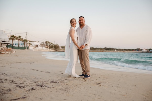Beautiful spring wedding and baptism in Naxos | Maria & Grigoris