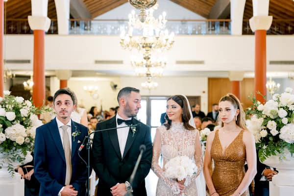 Summer Wedding White Palette Elegant Details