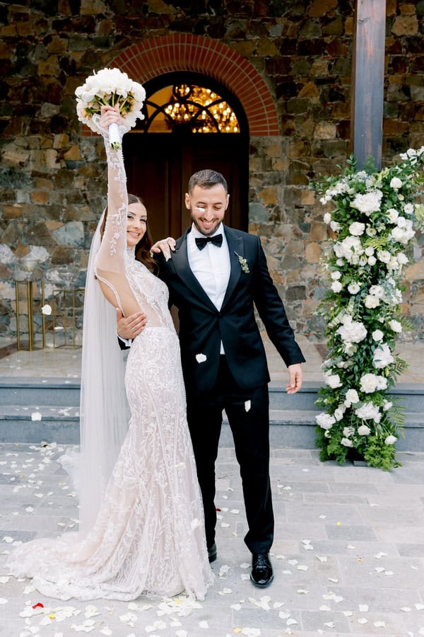 Summer Wedding White Palette Elegant Details