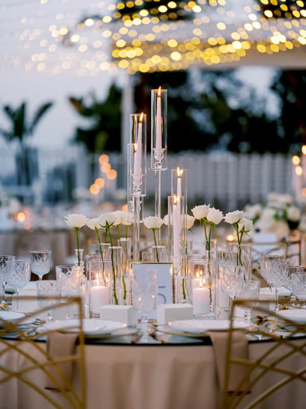 Summer Wedding White Palette Elegant Details