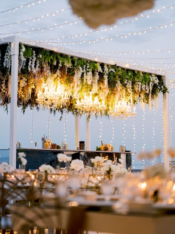 Summer Wedding White Palette Elegant Details