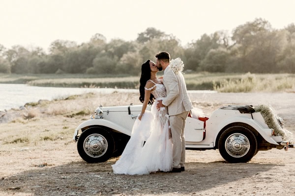 Chic All White Wedding