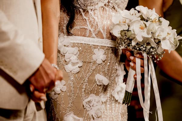 Chic All White Wedding