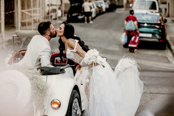 Chic All White Wedding