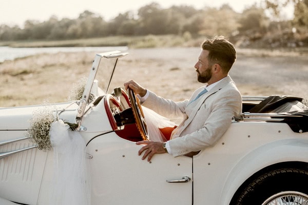 Chic All White Wedding