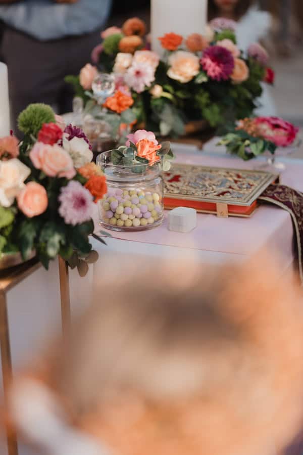 Colorful Summer Wedding Ierapetra Vibrant Flowers