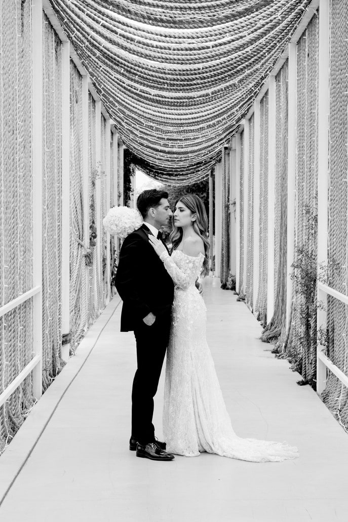 Romantic chic wedding at Aelia Wellness Retreat | Maria & Haris