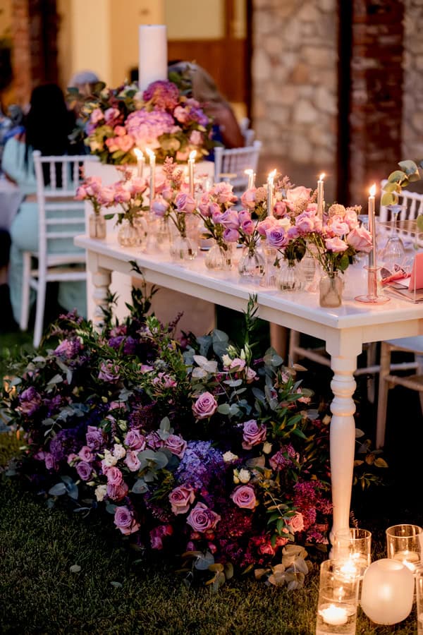 Romantic Floral Destination Wedding Drama