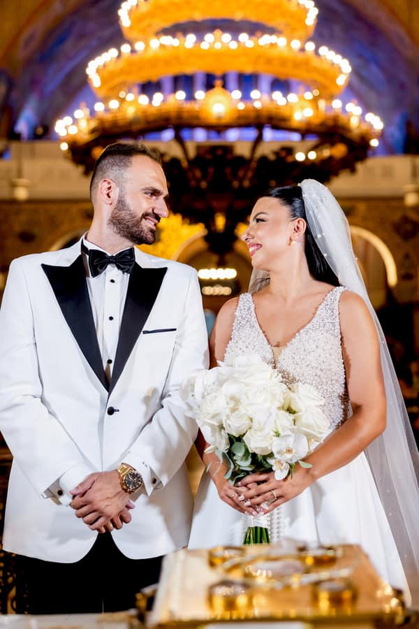 Romantic Summer Wedding Patra White Gold Details