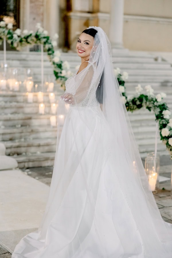 Romantic Summer Wedding Patra White Gold Details