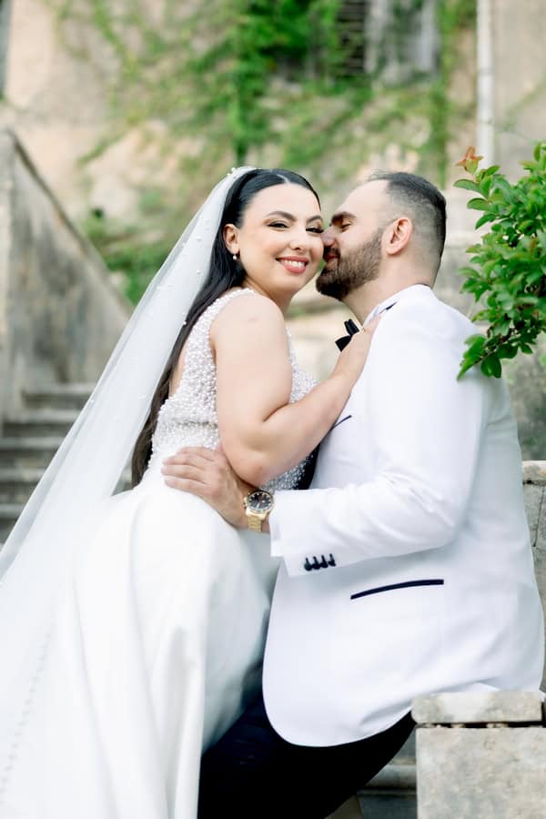 Romantic Summer Wedding Patra White Gold Details