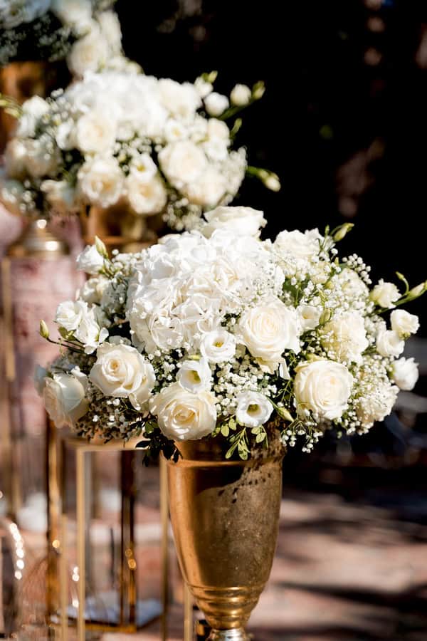 Romantic Wedding Athens White Pretty Florals