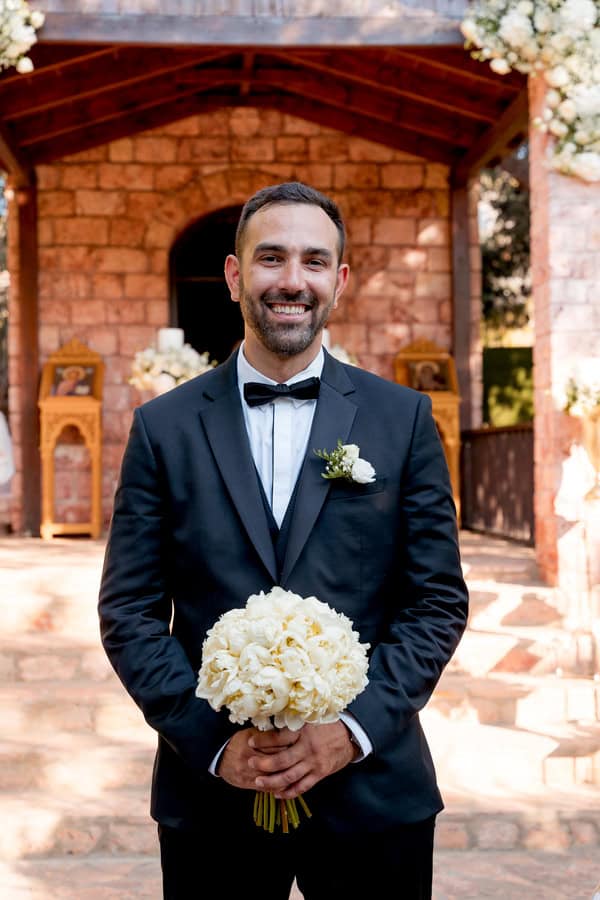 Romantic Wedding Athens White Pretty Florals