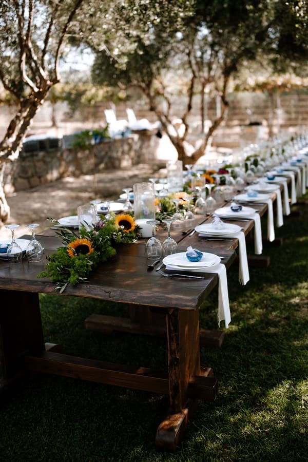 Rustic Chic Olive Grove Wedding Decor Ideas