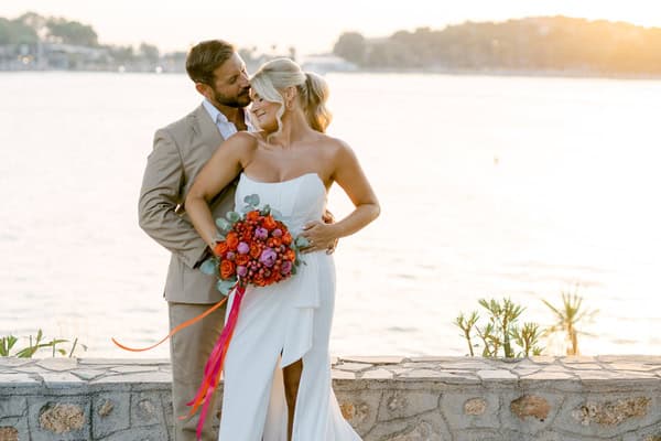 A summer destination wedding with a vibrant festival vibe | Pari & Nick