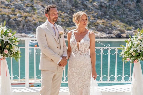 A summer celebration in Rhodes filled with romantic touches | Melissa & Stuart