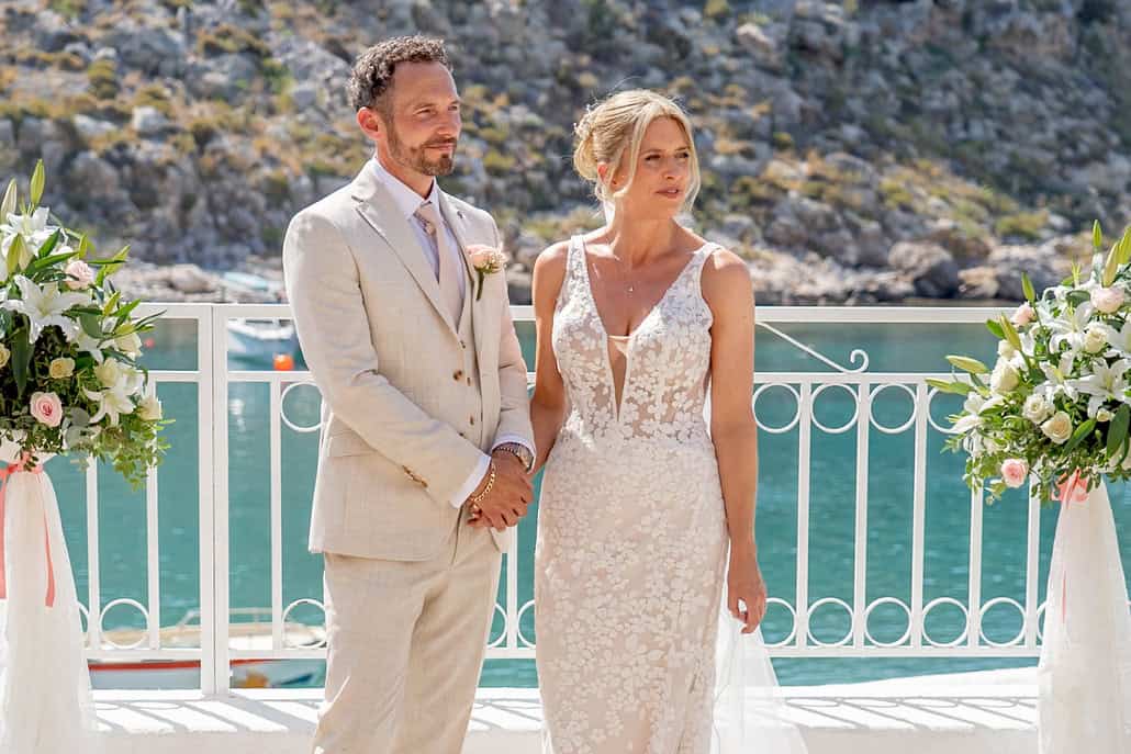 A summer celebration in Rhodes filled with romantic touches | Melissa & Stuart