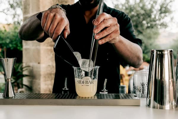 The bar catering that elevates your wedding reception with Sidebar Catering signature