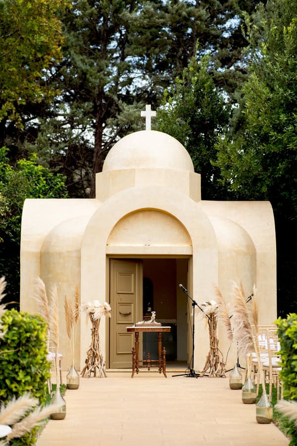 Boho Wedding Christening Estate Orizontes Pampas Grass Calla Lilies