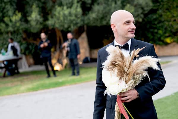 Boho Wedding Christening Estate Orizontes Pampas Grass Calla Lilies