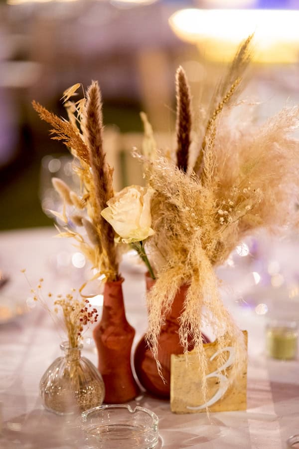 Boho Wedding Christening Estate Orizontes Pampas Grass Calla Lilies