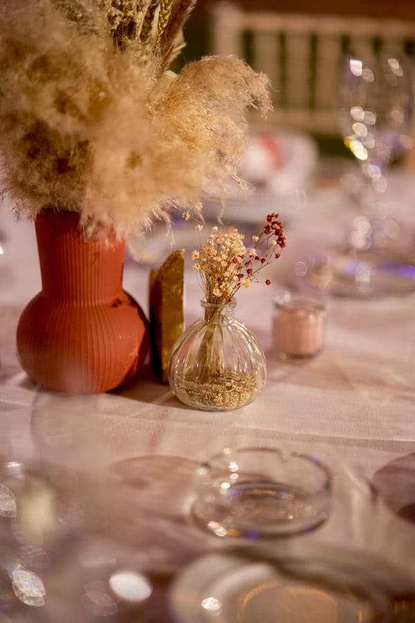 Boho Wedding Christening Estate Orizontes Pampas Grass Calla Lilies
