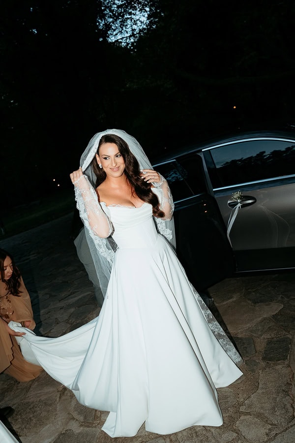 Chic White Flower Wedding Naoussa