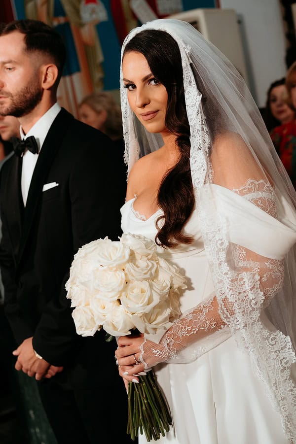 Chic White Flower Wedding Naoussa