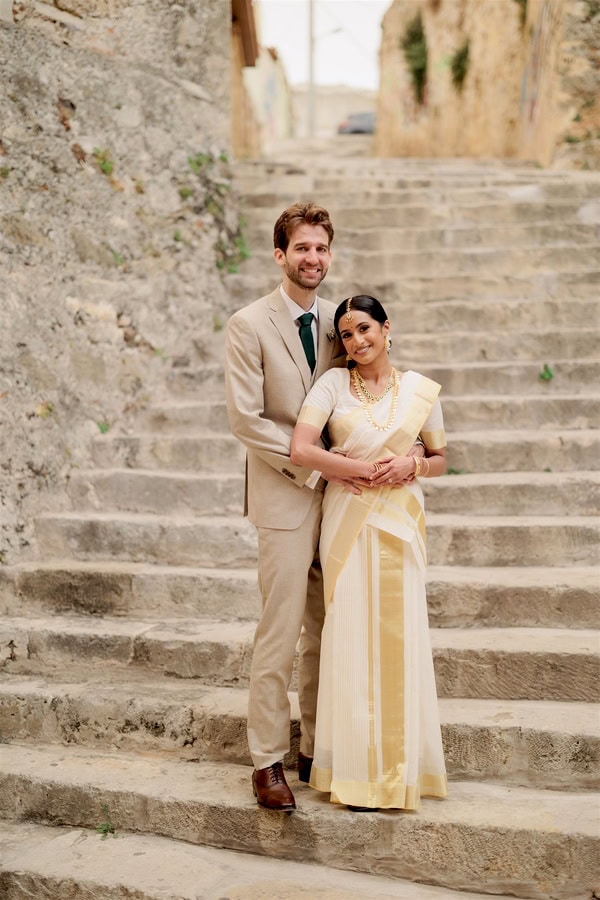 Colorful Cultural Wedding Crete Indian Details