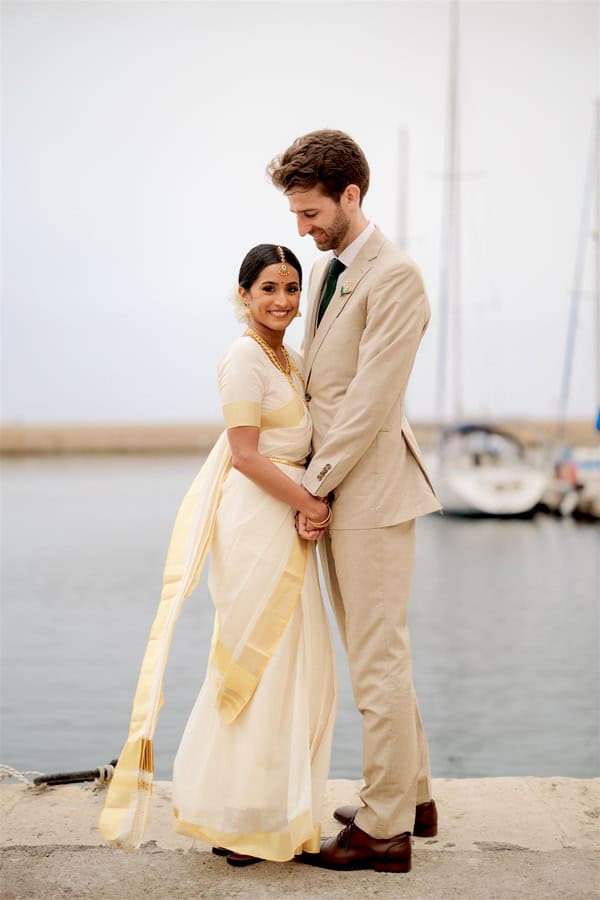 Colorful Cultural Wedding Crete Indian Details