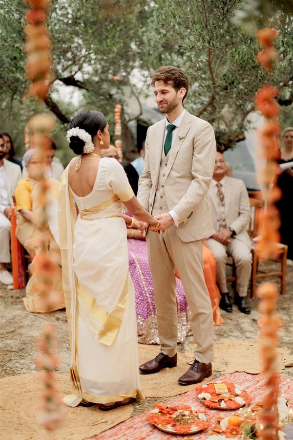 Colorful Cultural Wedding Crete Indian Details