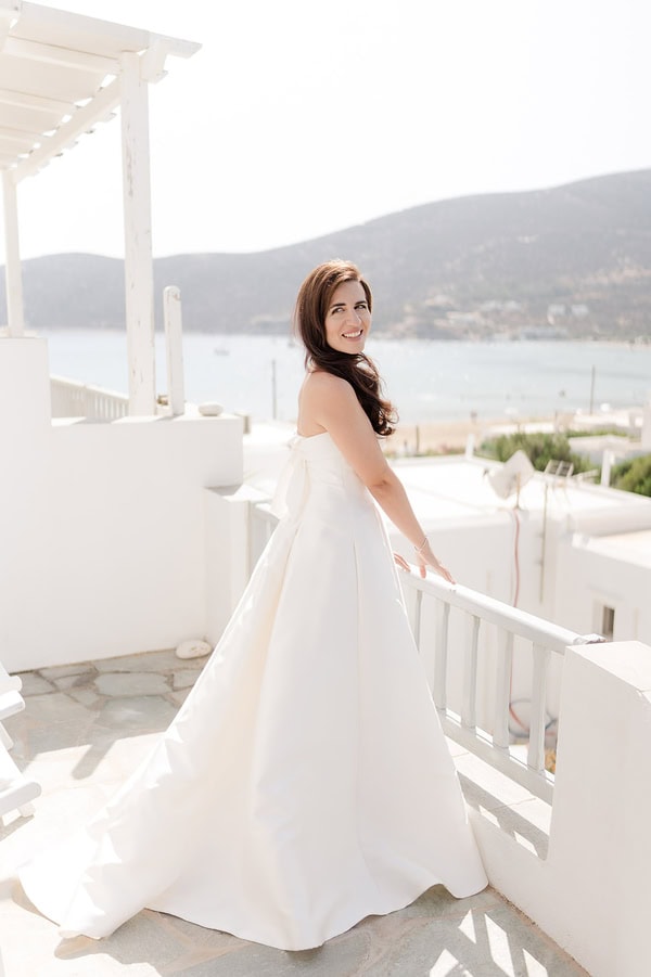 Dreamy Summer Wedding Sifnos Aegean View