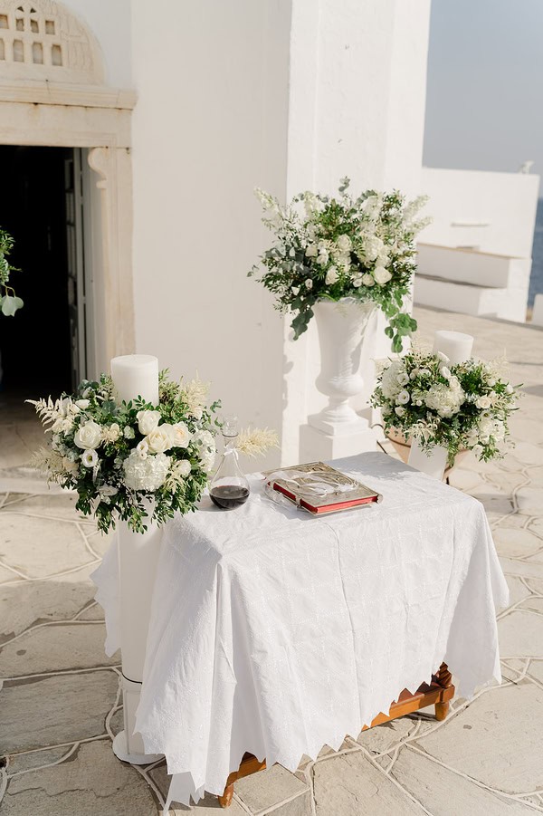 Dreamy Summer Wedding Sifnos Aegean View
