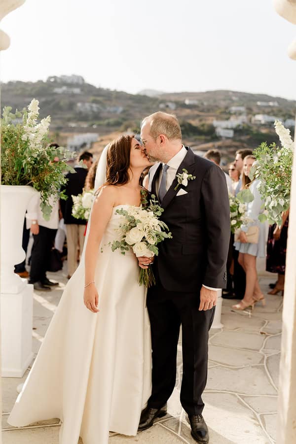 Dreamy Summer Wedding Sifnos Aegean View