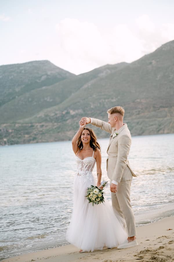 Intimate Destination Wedding Overlooking The Sea In Gytheio