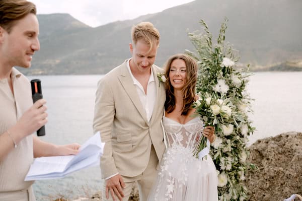 Intimate Destination Wedding Overlooking The Sea In Gytheio