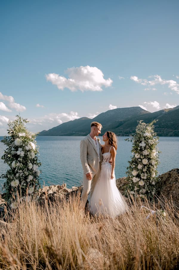 Intimate Destination Wedding Overlooking The Sea In Gytheio