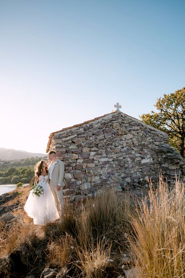 Intimate Destination Wedding Overlooking The Sea In Gytheio