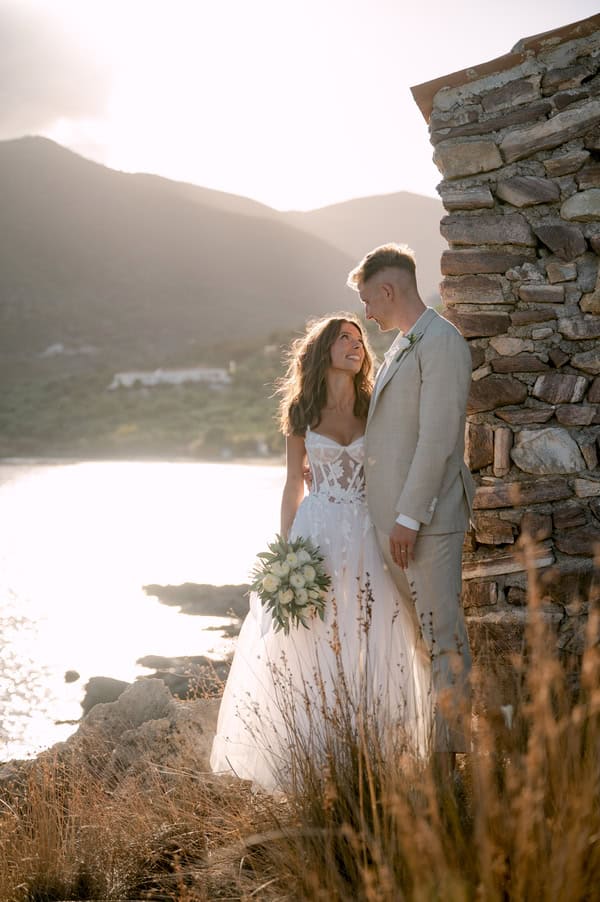 Intimate Destination Wedding Overlooking The Sea In Gytheio