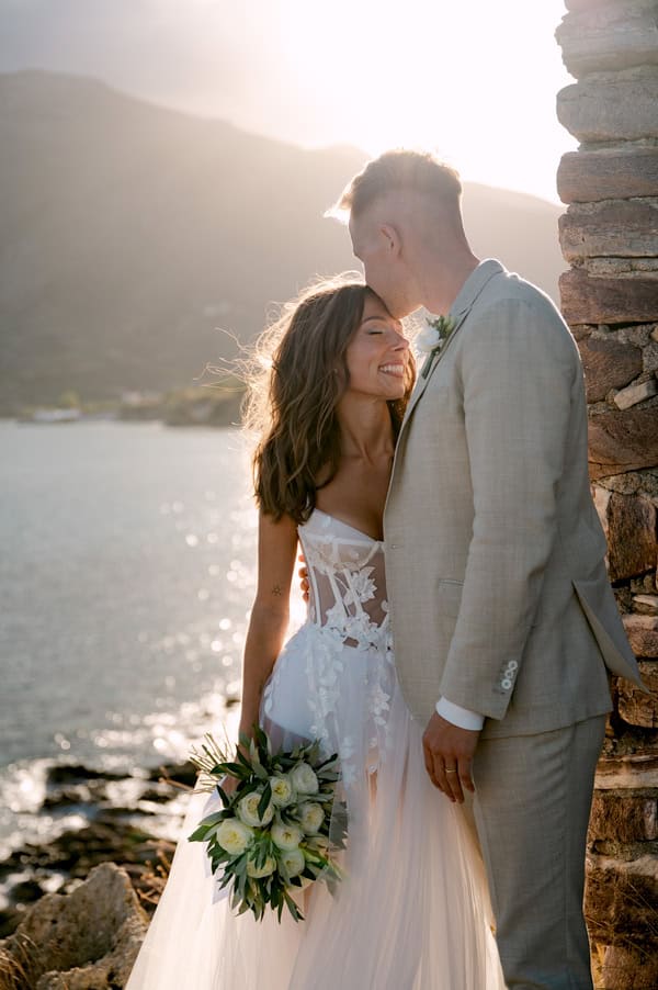 Intimate Destination Wedding Overlooking The Sea In Gytheio