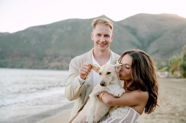 Intimate Destination Wedding Overlooking The Sea In Gytheio