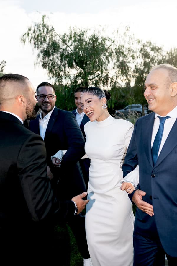 Modern Wedding Athens Red Roses