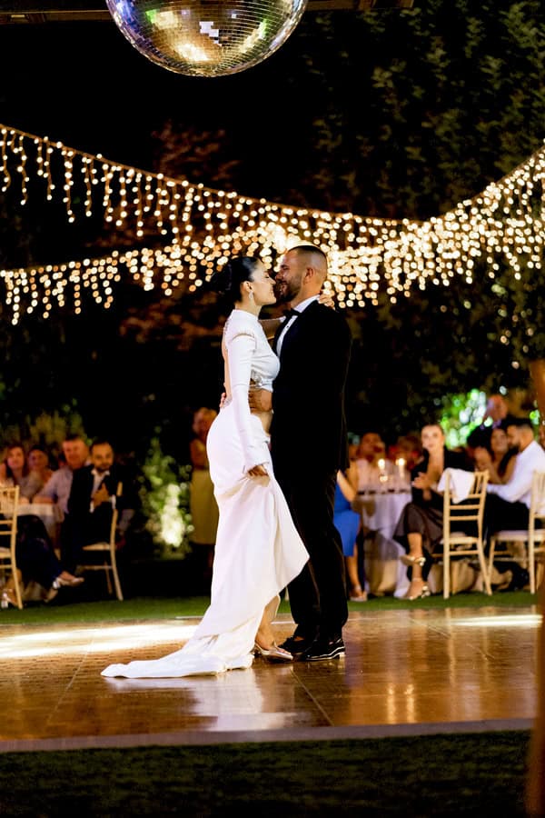 Modern Wedding Athens Red Roses