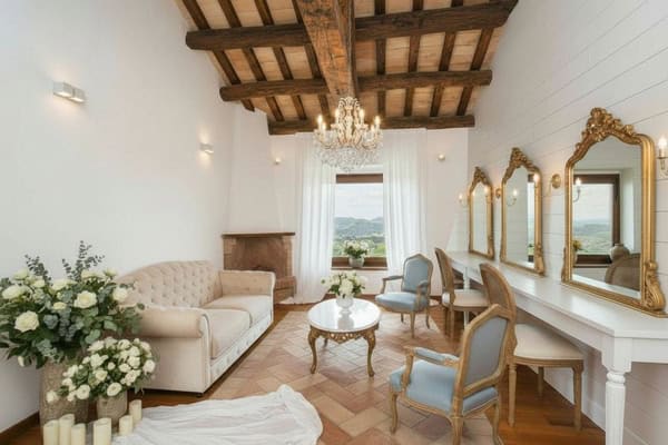 Romantic Countryside Wedding Setting Lfarfalla Bianca Italy