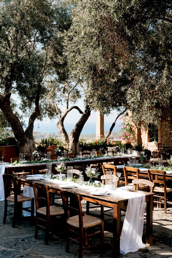 Romantic Fall Destination Wedding Rethymno Crete Rustic Details