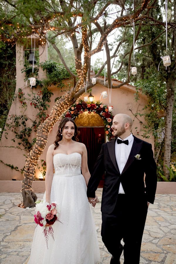 Romantic Spring Wedding Ktima Kleopatra Burgundy Pink