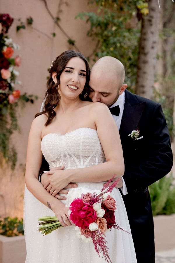 Romantic Spring Wedding Ktima Kleopatra Burgundy Pink