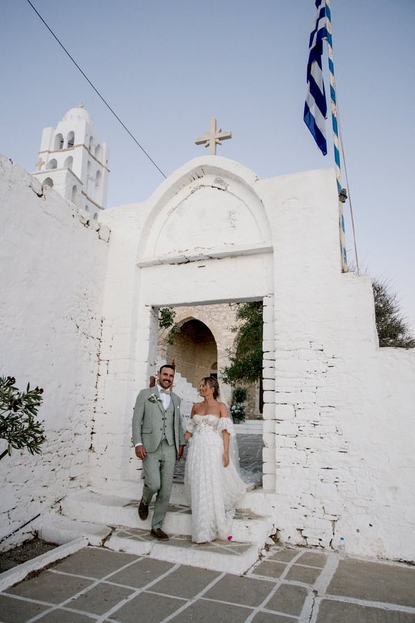 Romantic Summer Wedding Weekend Folegandros